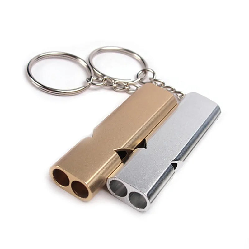 Dual-tube Survival Whistle