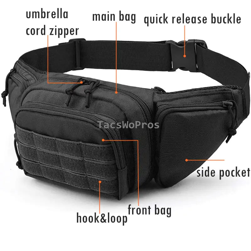 Tactical Gun Waist Bag Holster